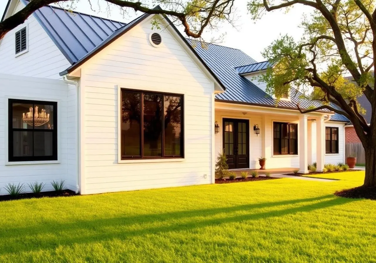 Modern farmhouse addition