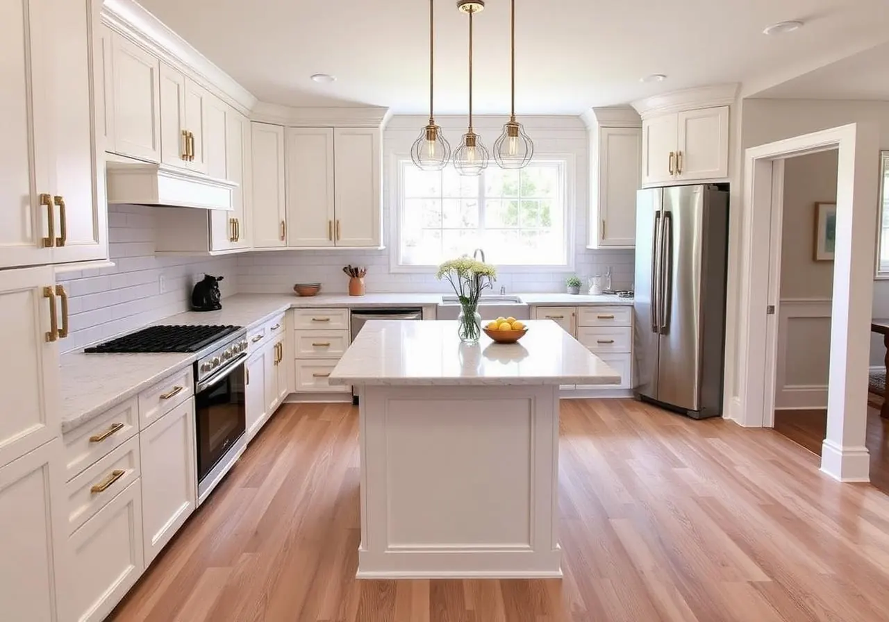 Bright transitional kitchen